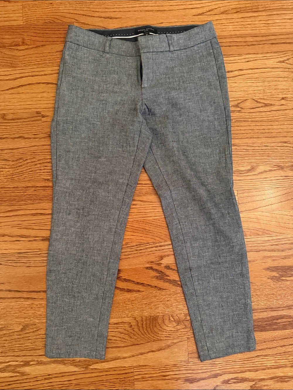 Banana Republic Sloan Gray Cropped Pants